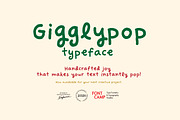 Gigglypop Font, a Handwritten Font by Fontcamp Type Foundry (Thumbnail 1 of 17)