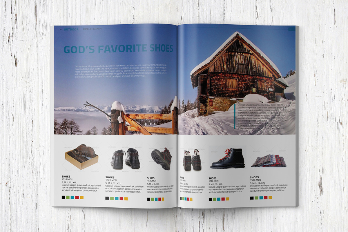 Outdoor - Clothing Catalog, a Brochure Template by Boris Cupac (Photo 12 of 14)