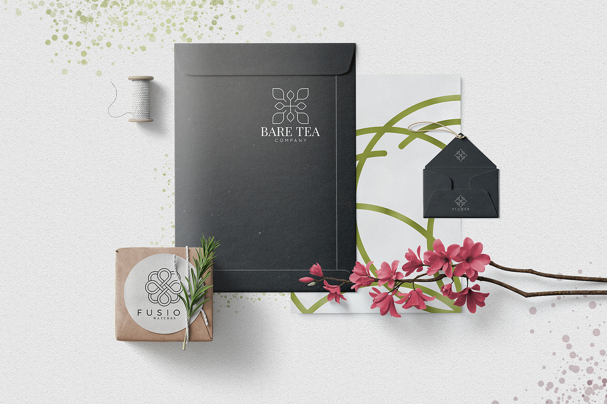 [Spring Vibes] 40 Minimal Logos -50%, a Branding & Logo Template by VP Fonts (Photo 3 of 9)