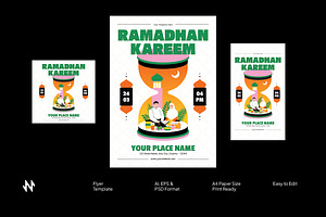 Ramadan Kareem Flyer, a Flyer Template by Neermana