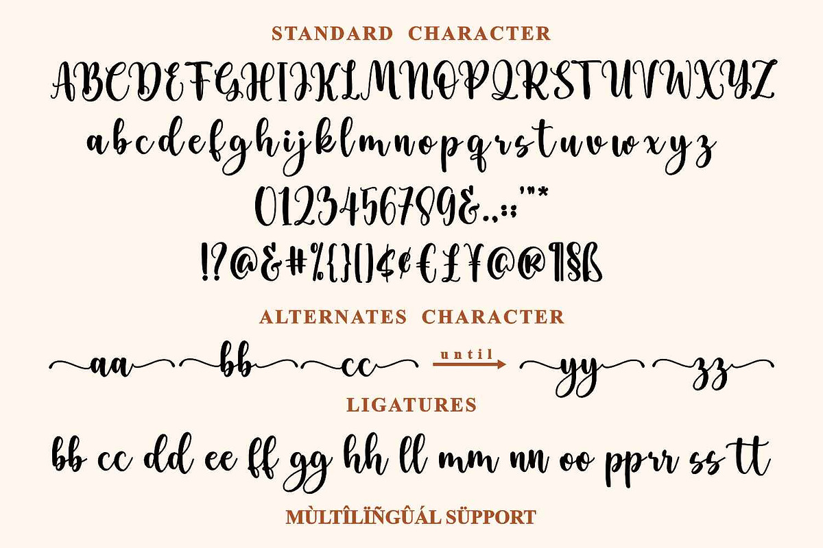Buffalo Wings, a Script Font by Mozatype (Photo 6 of 7)