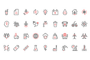 Ecology green recycle icons, an Animal Illustration by Lemberg Vector