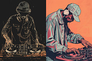 DJs- 103 illustrations, a Person Illustration by Handmadefont (Thumbnail 16 of 18)