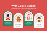 75 Christmas Flat Icons, an Emoji Icon by Prosymbols (Thumbnail 2 of 10)