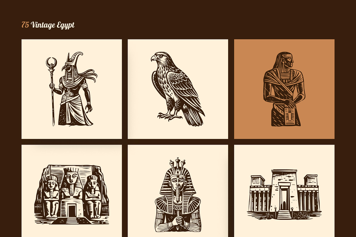 Vintage Cultures and Civilization, a Person Illustration by Creative Stall (Photo 23 of 33)