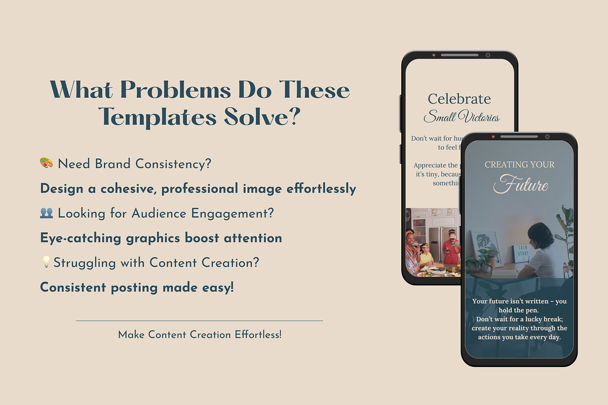 Motivational Reels Canva Templates, a Social Media Template by Studio DigiCraft (Photo 2 of 10)