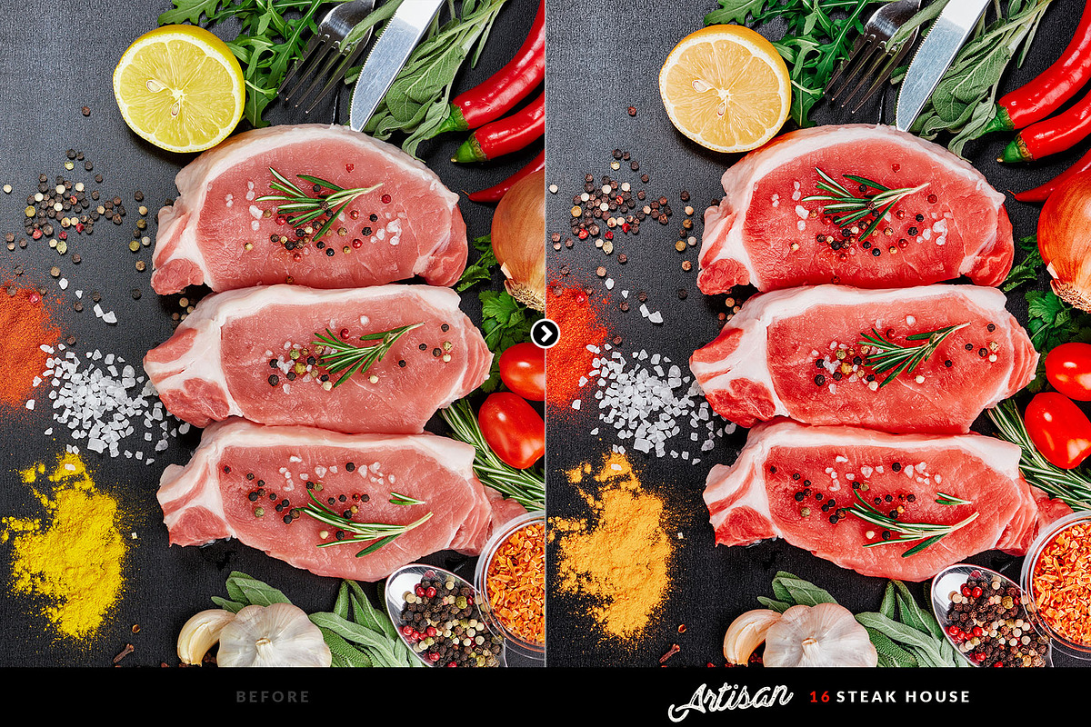 50 Food Presets Bundle, an Action Add-On by FilterAtelier (Photo 10 of 21)