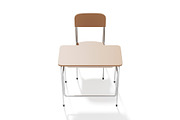 School Chair 3D Model, a Furniture 3D Model by mrfauzi (Thumbnail 9 of 13)