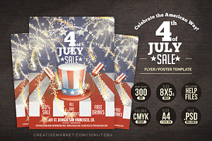4th JULY USA Poster/Flyer Template
