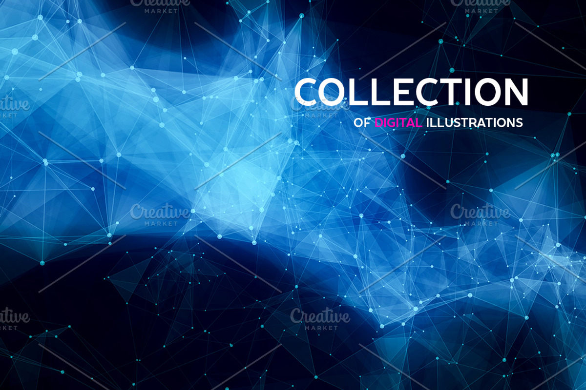Abstract space backgrounds, an Illustration by Julvil (Photo 7 of 8)