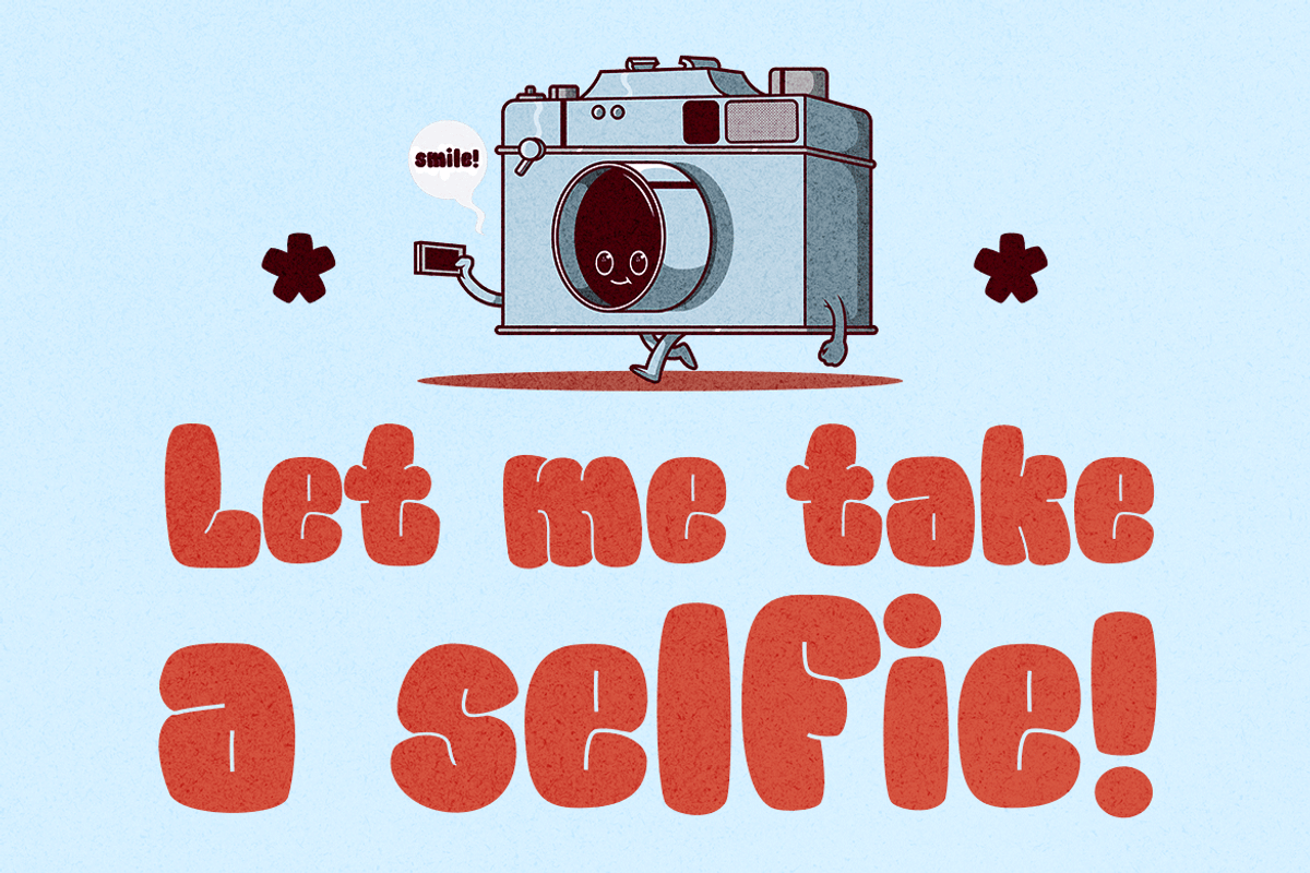 Big Mickey - Goofy & Groovy Font, a Sans Serif Font by Modestype Studio (Photo 5 of 11)