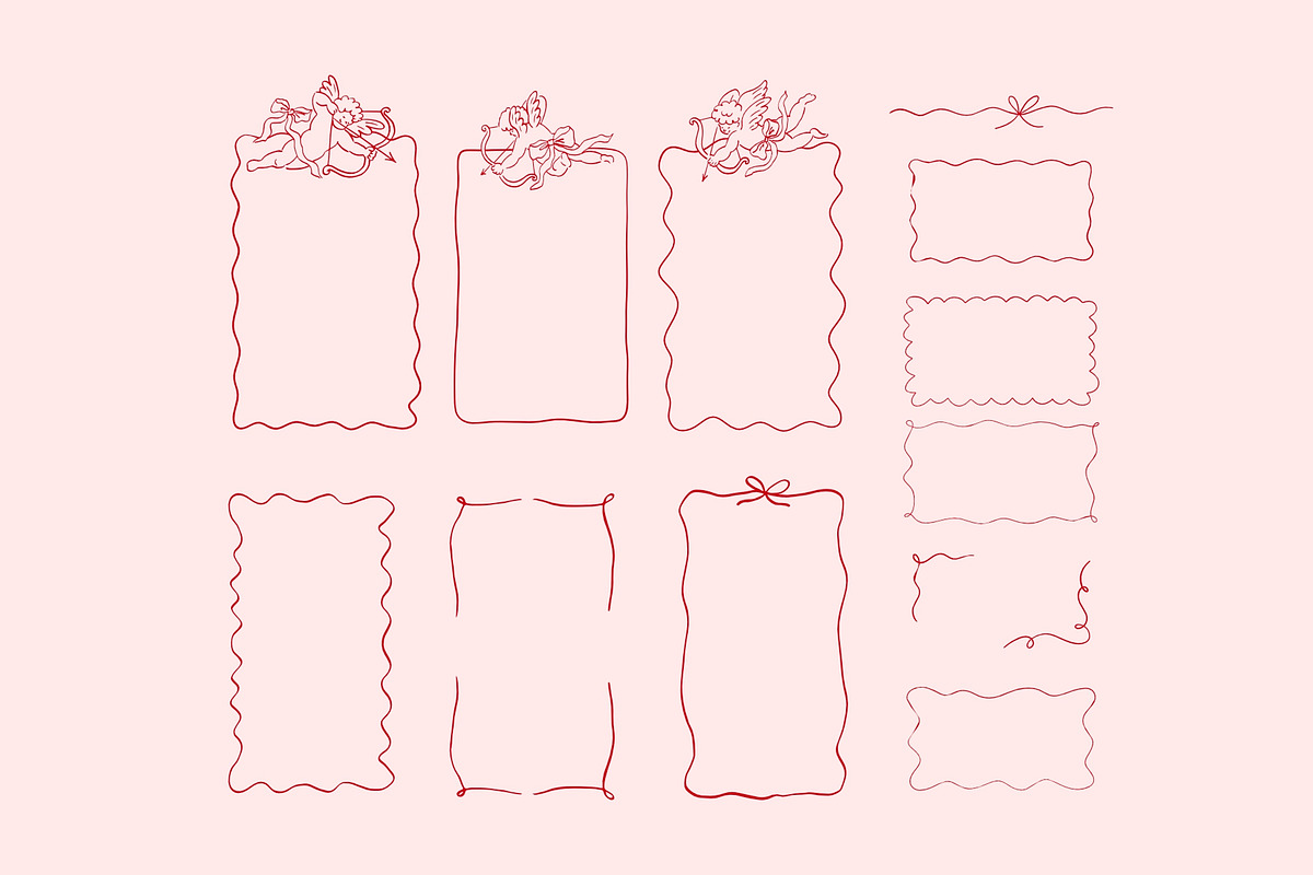 Be Mine - Valentine's Day Clipart, a Decorative Illustration by Barkova Nadya (Photo 6 of 7)