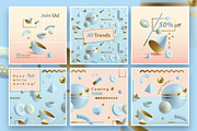Illusion-Instagram Posts and Stories, a Social Media Template by Polar Vectors (Thumbnail 2 of 20)