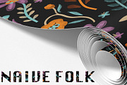 Naive Folk – Seamless Patterns, a Pattern Graphic by Alona Savchuk (Thumbnail 7 of 10)