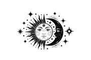 Sun Moon Celestial Mandala Bundle, an Illustration by Gaye Art (Thumbnail 9 of 31)