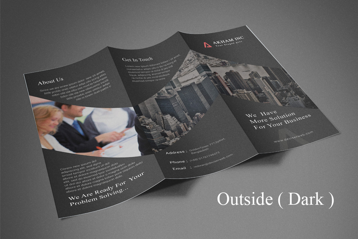 Multipurpose Tri-Fold Brochure, a Brochure Template by DeviserWeb (Photo 6 of 7)