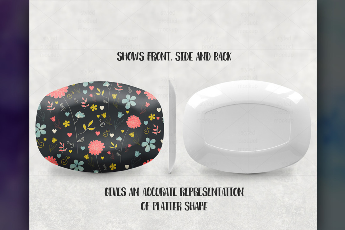 Platter Mockup, a Mockup by StyledProductMockups (Photo 4 of 5)