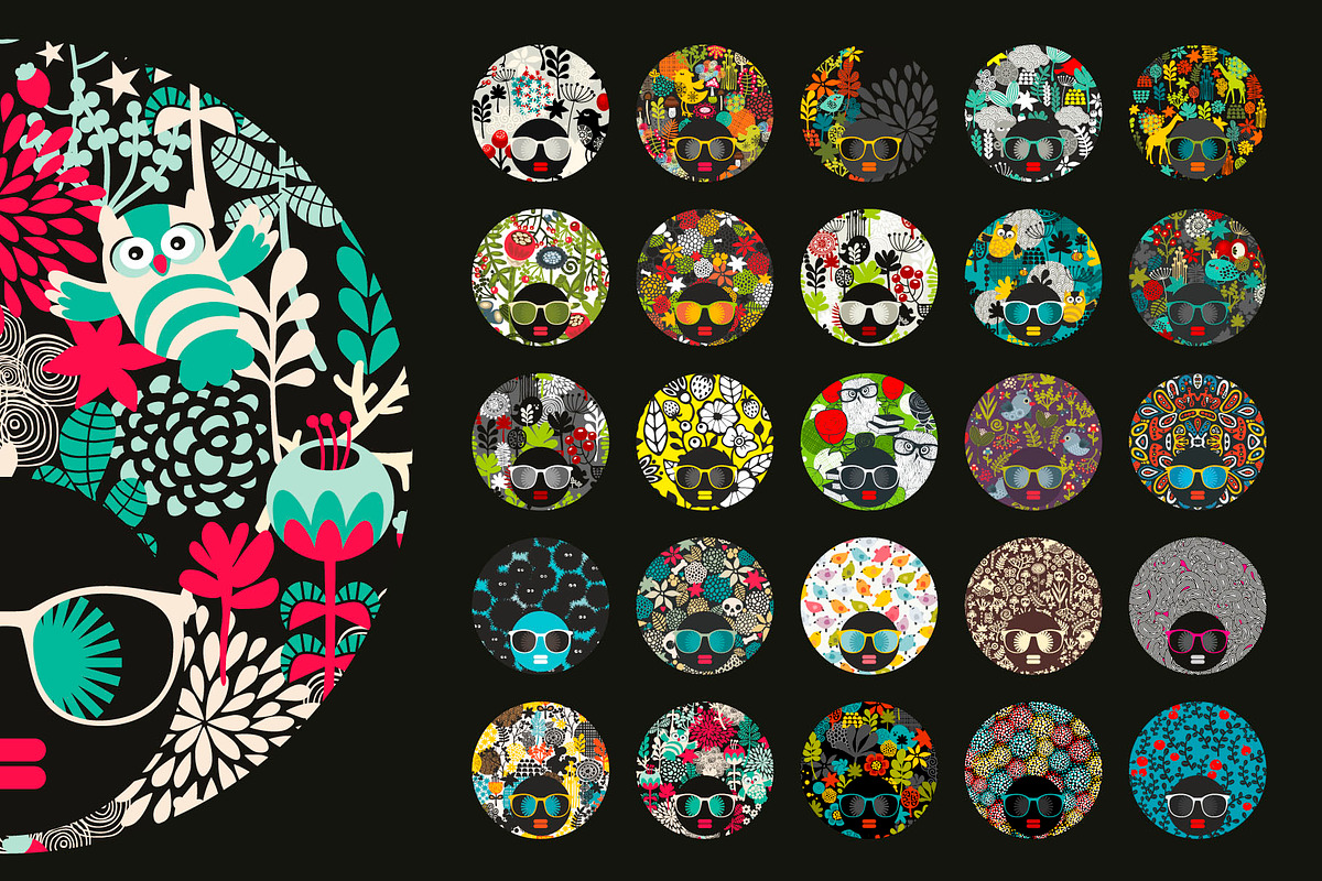 Set of 50 BHW prints, an Animal Illustration by eka panova (Photo 3 of 7)