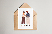 Man giving flowers to woman set, a Person Illustration by Good Studio (Thumbnail 6 of 6)