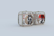 Japanese Sake Barrels, a Food & Drink 3D Model by 3DTreatment (Thumbnail 3 of 24)