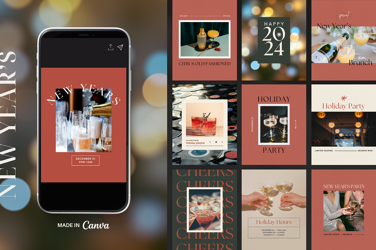 Canva Instagram Kit | Holiday, a Social Media Template by Rose & Co. (Photo 4 of 7)