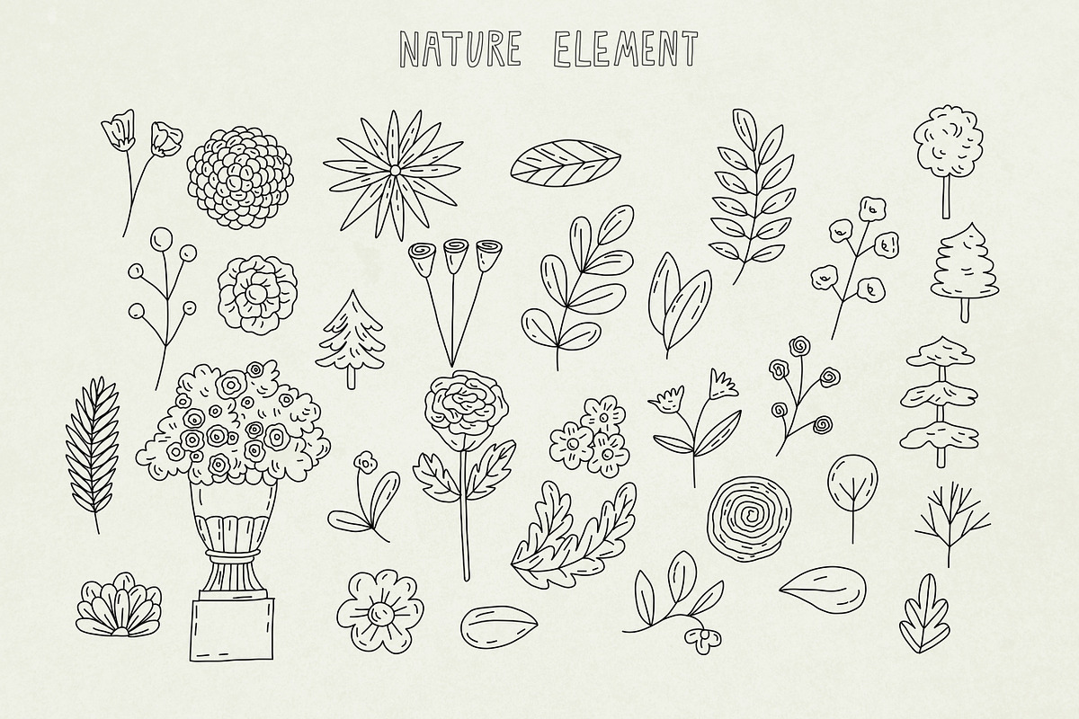 Hand Drawn 186 Wedding elements, an Outline Icon by Sasha Mitkalova (Photo 5 of 10)
