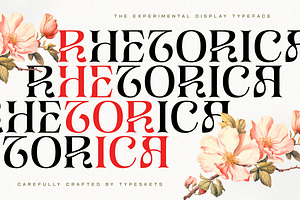 Rhetorica - Experimental Font