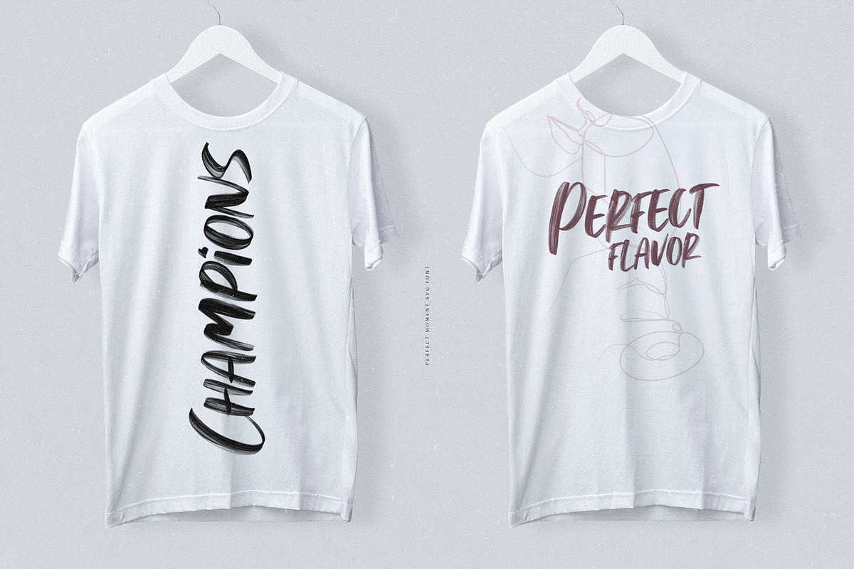 Perfect Moment SVG Font preview 5