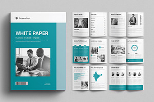 White Paper Template Design Layout