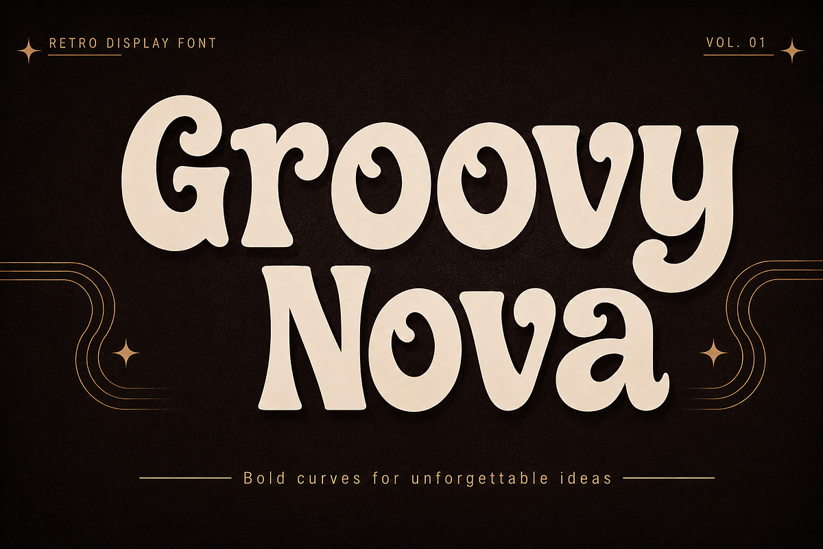 Groovy Nova, a Slab Serif Font by Wow Magic (Photo 1 of 5)