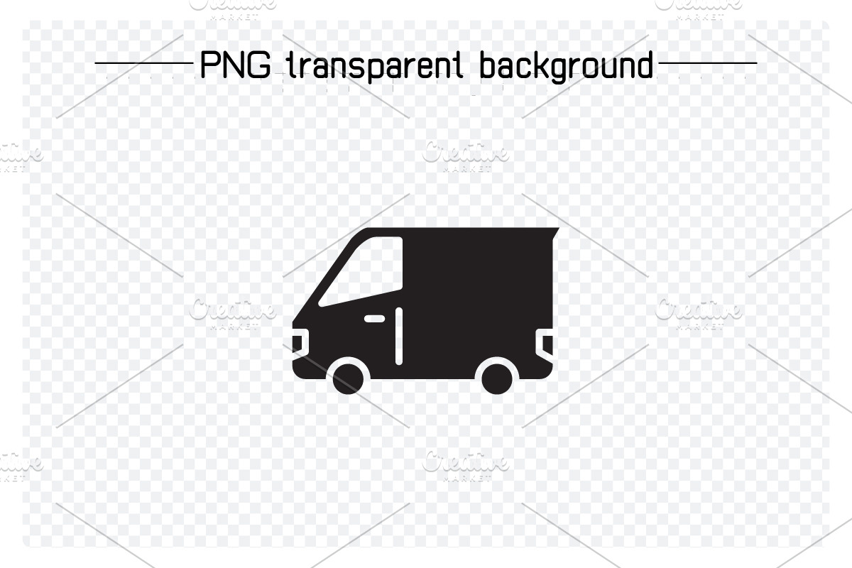 Car, Truck, Rv and Van Icons Set, a Solid Icon by Designfour (Photo 3 of 7)