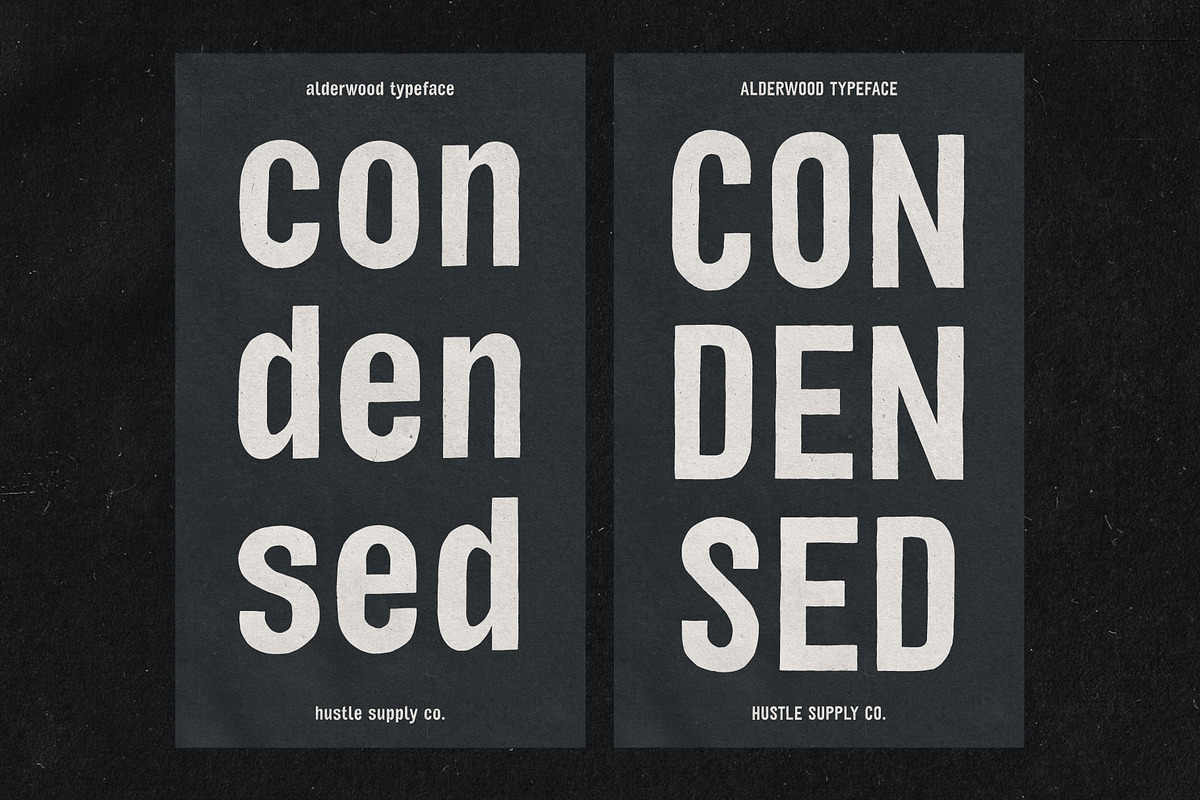 Alderwood, a Sans Serif Font by Hustle Supply Co. (Photo 7 of 8)
