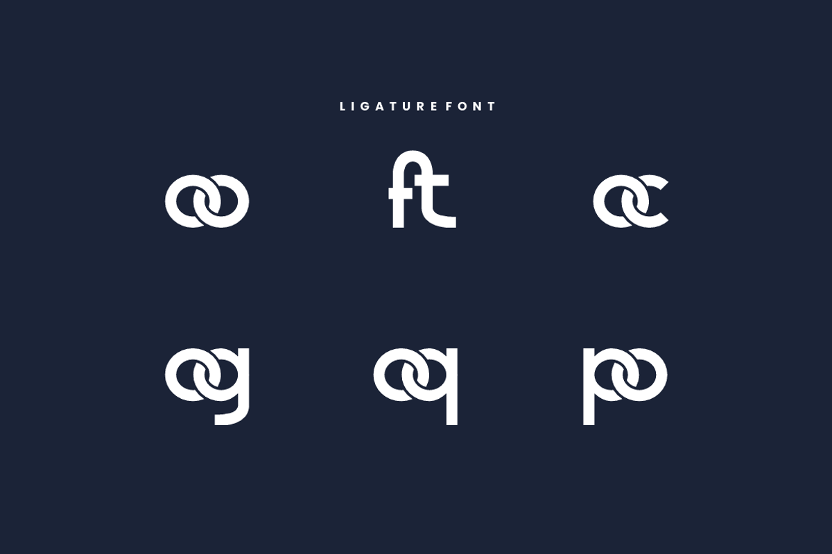 Gaftor - Corporate Logo Font, a Sans Serif Font by Iqsiart Studio (Photo 7 of 8)