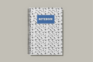 A5 Spiral Notebook Mockup