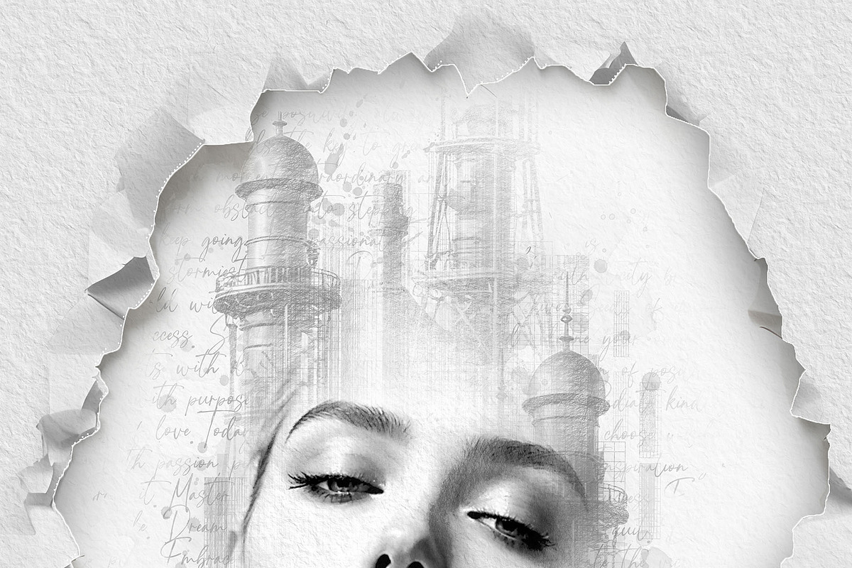 Mixed Art Photo Effect Template, an Action Add-On by Photoshop Action (Photo 3 of 14)