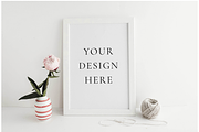 The Pink Floral Styled Frame Bundle, a Print Template by Imperium Nordique (Thumbnail 2 of 6)