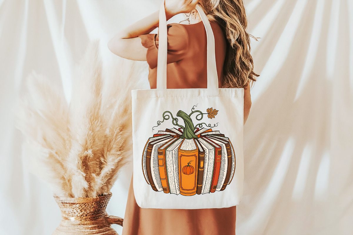Fall Book Pumpkin Halloween Teacher, an Illustration by Craft Nest (Photo 5 of 6)