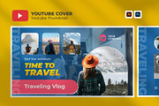 Traveling Youtube Video Thumbnail, a Social Media Template by hekenostudio (Thumbnail 1 of 4)