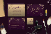 Leaves Wedding Invitation, an Invitation Template by Aarley Kaiven (Thumbnail 2 of 5)