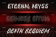 Slavice - Tribal Metal Font, a Blackletter Font by Burntilldead (Thumbnail 5 of 10)