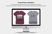 American Apparel TR301 Shirt Mockups, a Shirt Mockup by Photific (Thumbnail 2 of 6)