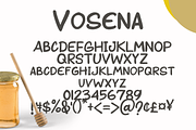 Vosena, a Handwritten Font by Gatype (Thumbnail 9 of 12)