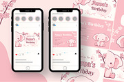 Birthday Party Canva Invitation, a Design Template by TemplateCastleStore (Thumbnail 5 of 6)