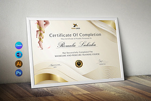 Manicure and Pedicure Certificate, a Stationery Template by DesignDevisers
