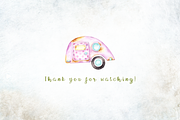 Camping Autumn Adventure collection, a Decorative Illustration by Tatiana Troian (Thumbnail 8 of 8)