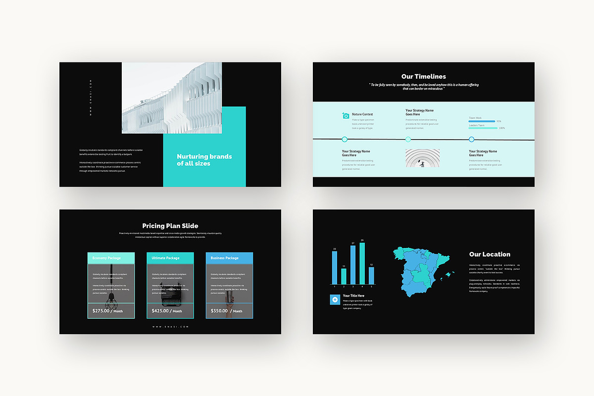 Enasi : Creative Biz Powerpoint, a Presentation Template by Punkl Camp (Photo 10 of 16)