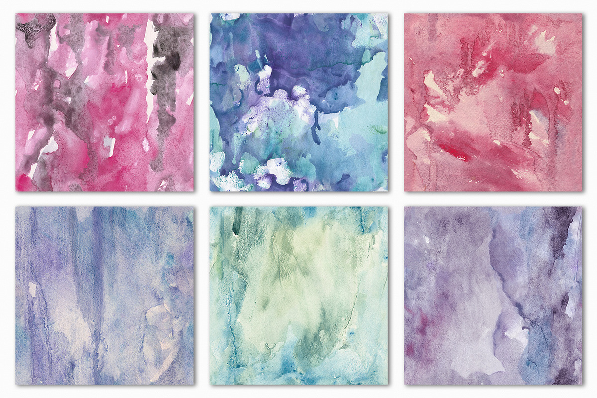 Seamless Watercolor Textures, a Texture Graphic by CatJello Graphics (Photo 18 of 20)