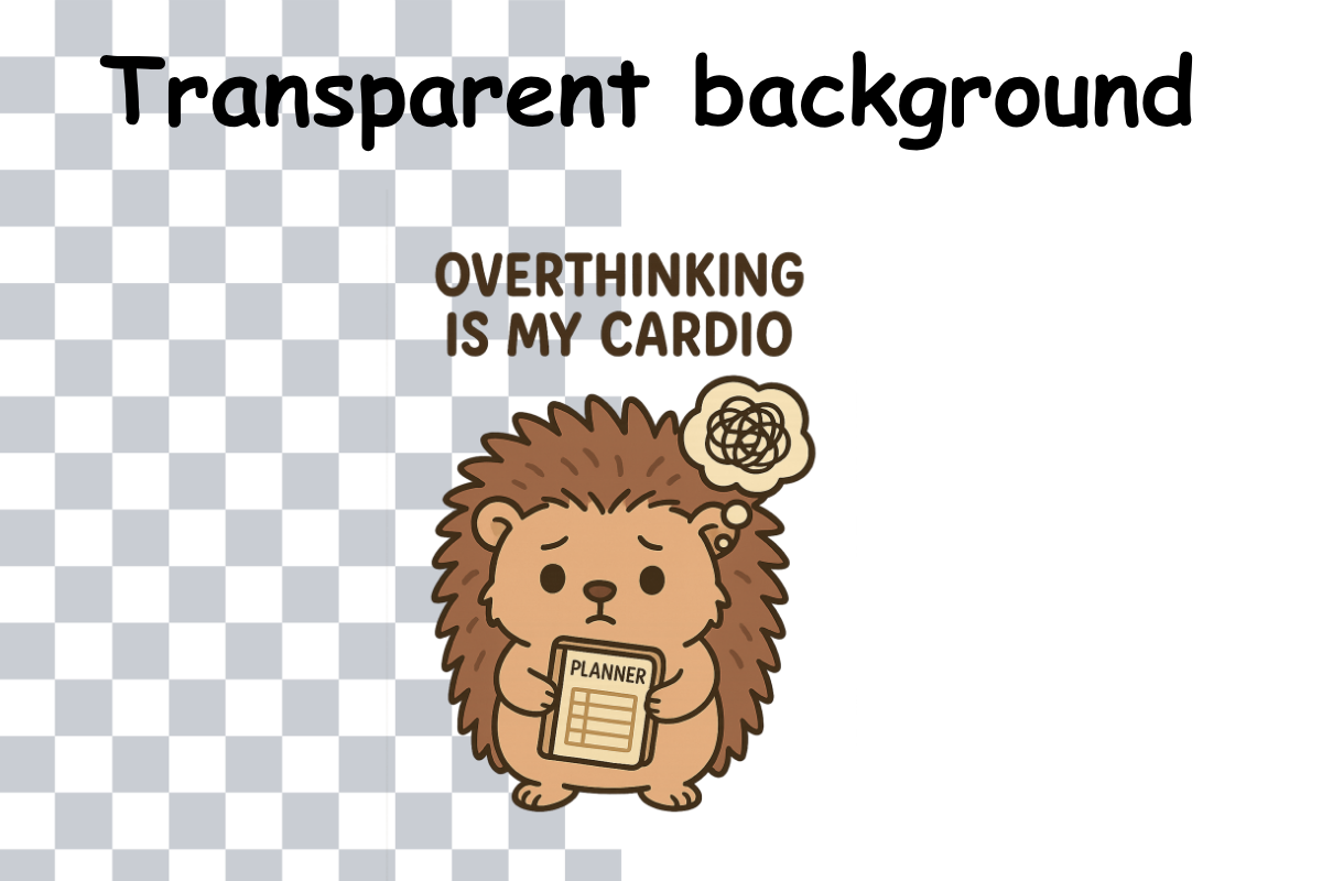 Funny Anxious Hedgehog Sublimation, an Animal Illustration by Smillyy Threads (Photo 2 of 6)