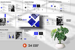 Business Pitch Deck Presentation, a Presentation Template by Fit-tee