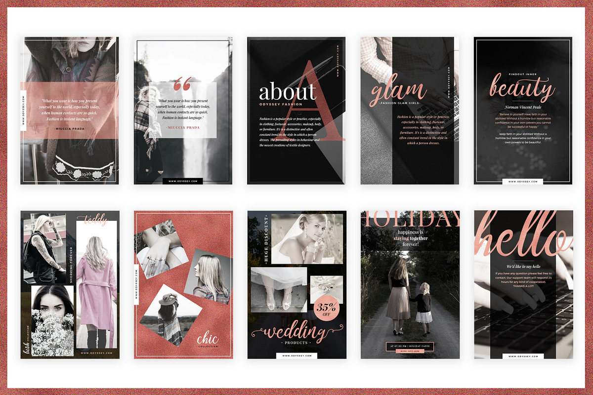 SAVE $100 Social Media Budget Pack, a Social Media Template by Typography Prime (Photo 12 of 24)